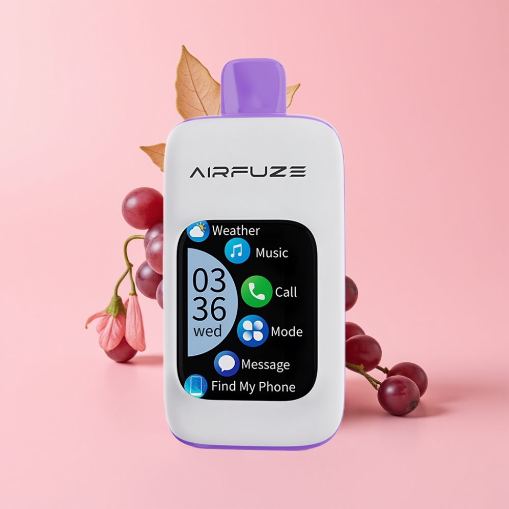AirFuze Smart 30000 Пуфовса Disposable Vape Гроздов Вриз + 2.01" TFT, Type-C, 5%