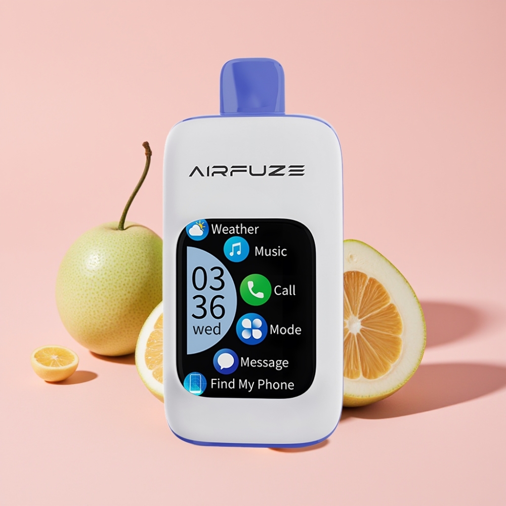 AirFuze Smart 30000 Пуфове Едноразов Вейп Маями Мента с ТФТ дисплей и Type-C