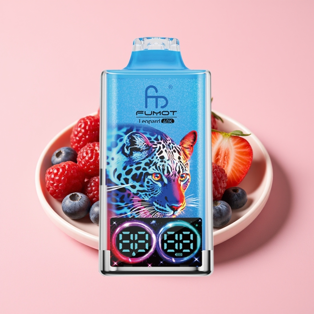 Fumot Leopard 40K Пуфове Disposable Vape Mixed Berries, 700mAh, Type-C