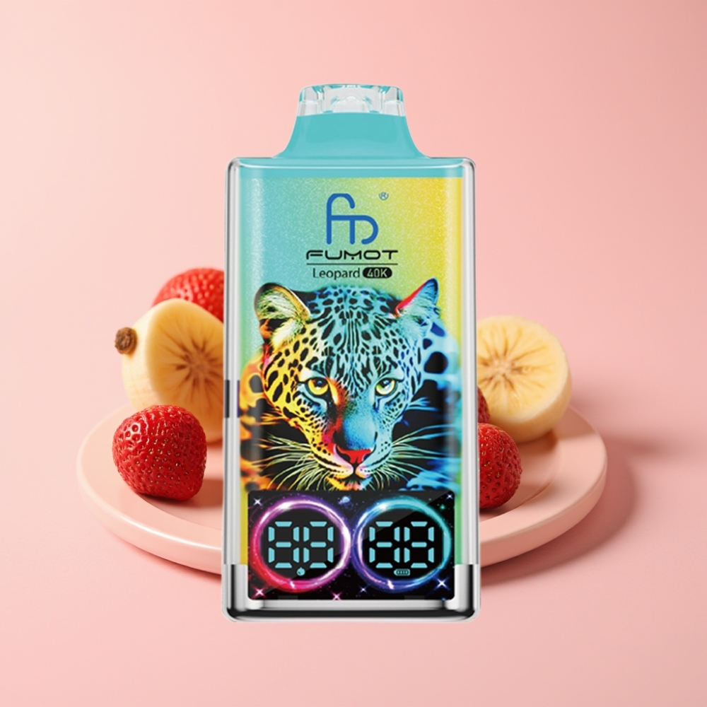 Fumot Leopard 40K Puffs Двуплътен Mesh 700mAh Type-C Ягода-Банана
