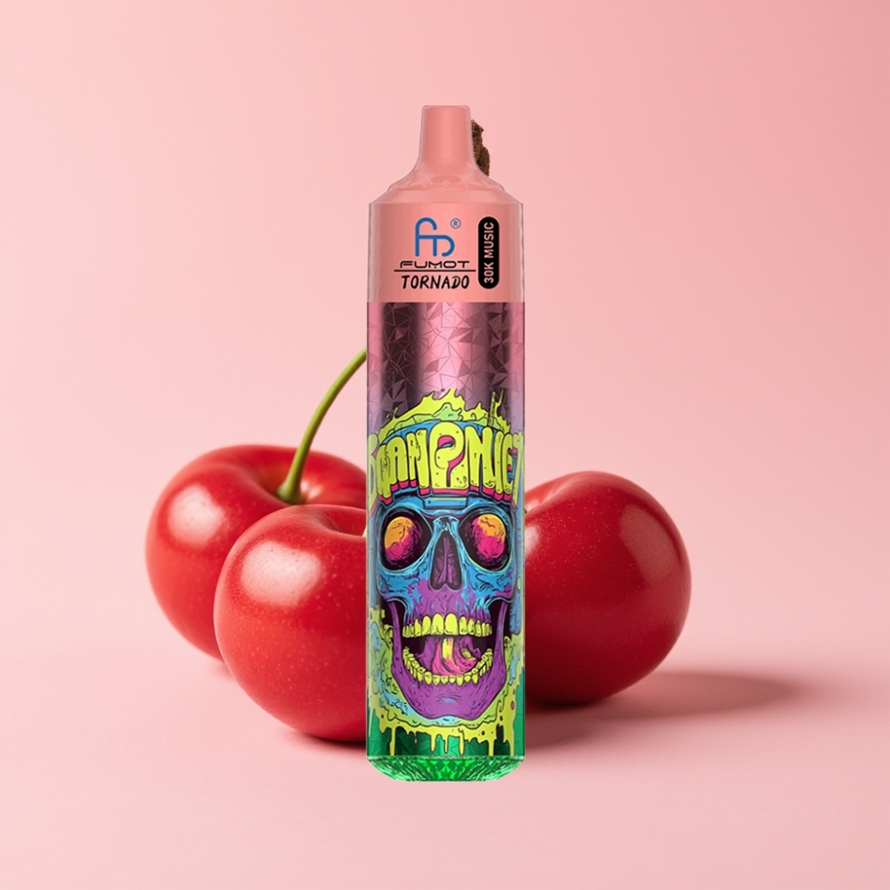 Fumot RandM Tornado 30000 Пуфове 30mL Тройна Череша 2%/5% 600mAh LED