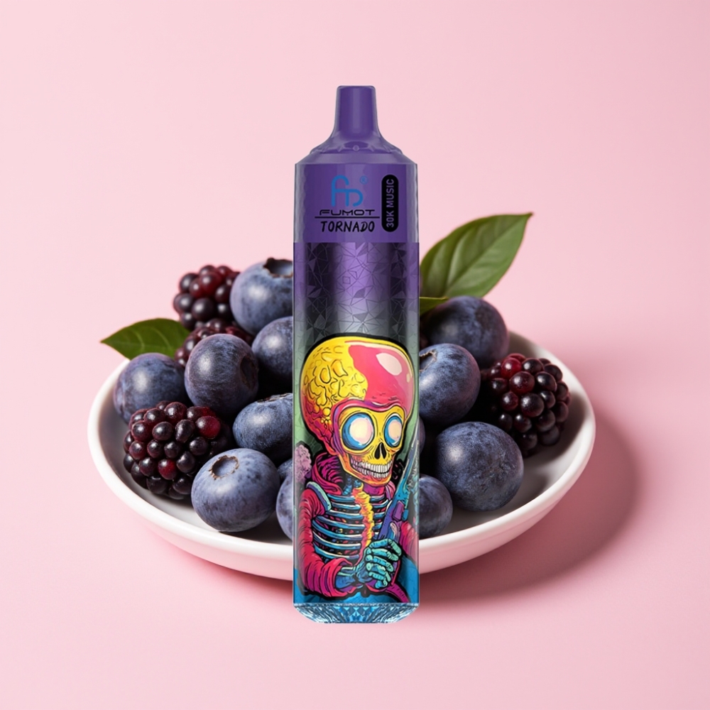 Fumot RandM Tornado 30000 Пуфове 30mL 2%/5% LED 1.0 Ohm 600mAh Боровинка Капина