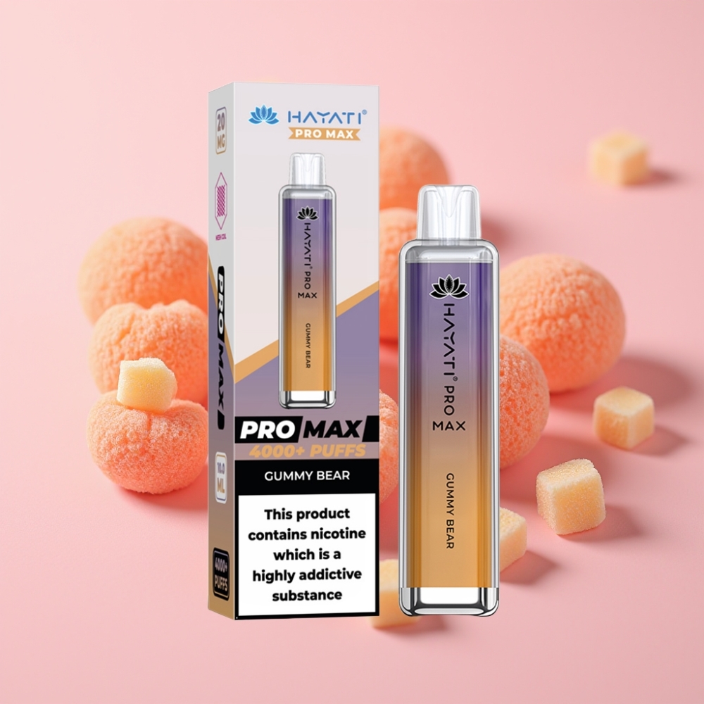 Hayati Pro Max 4000 Пуфове Disposable Vape Желатин Мече vape Bulgaria