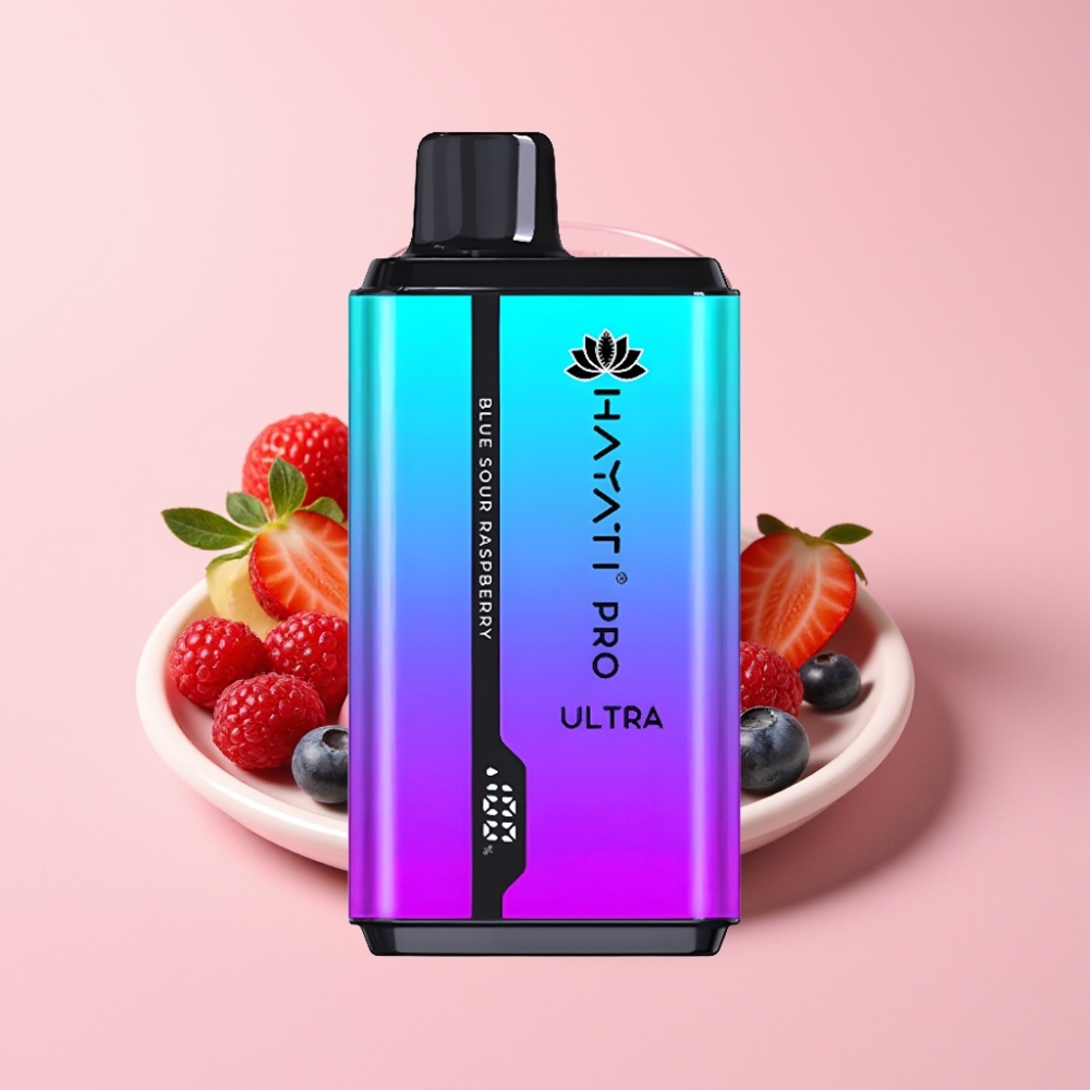 Hayati Pro Ultra 15000 Пуфса Едноразов Вейп Боровинка Ягода Мента 2×12мл 2%