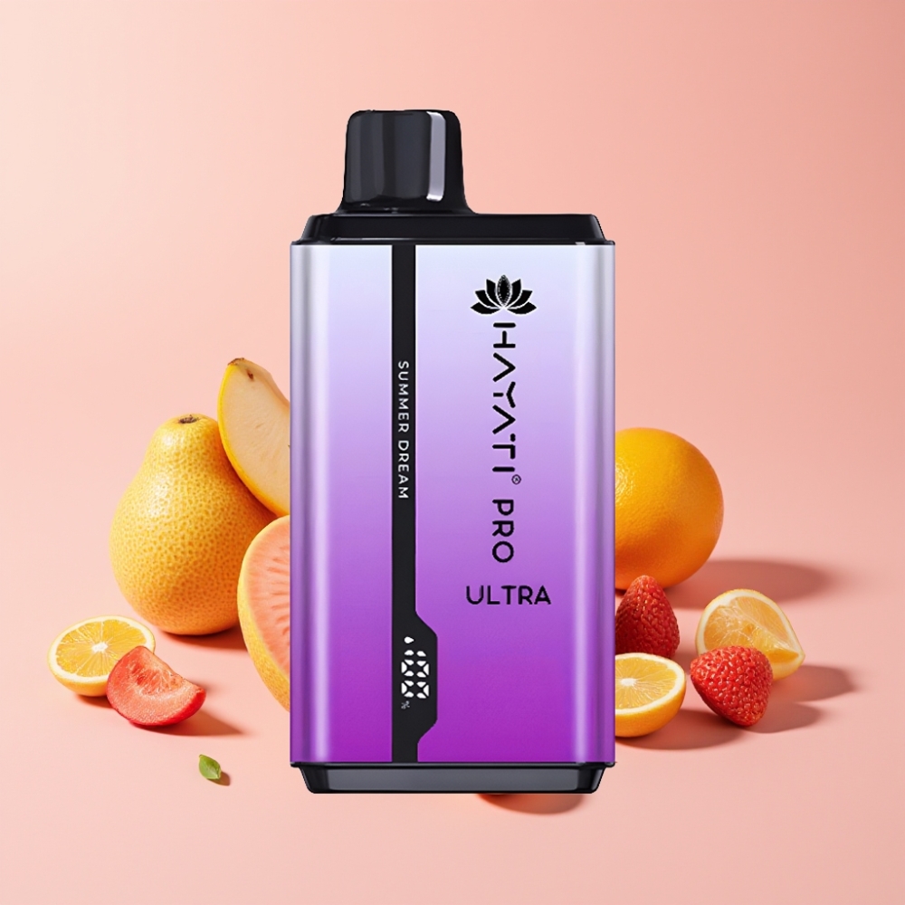 Hayati Pro Ultra 15000 Пуфса Дисапозъбъл Вейп Лятна Мечта | 850mAh | 2×12ml | 2%