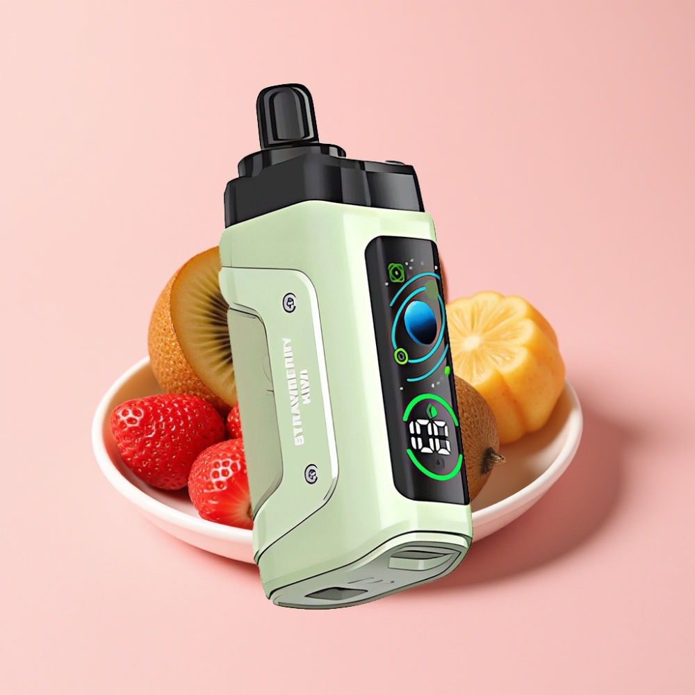 Razz Bar 45000 Пуфове Disposable Vape Ягода-Киви, 1.0 Ohm Mesh, Type-C, 20 mg/ml