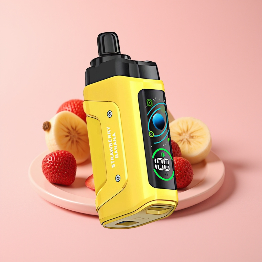 Razz Bar 45000 Пуфове Disposable Vape Ягода Банан 1.0 Ohm Mesh Type-C 20mg/ml