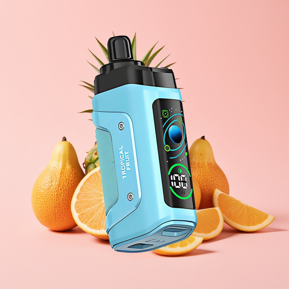 Razz Bar 45000 Puffs Disposable Vape Тропически Плод с 1.0 Ohm Mesh Coil и Adjustable Airflow