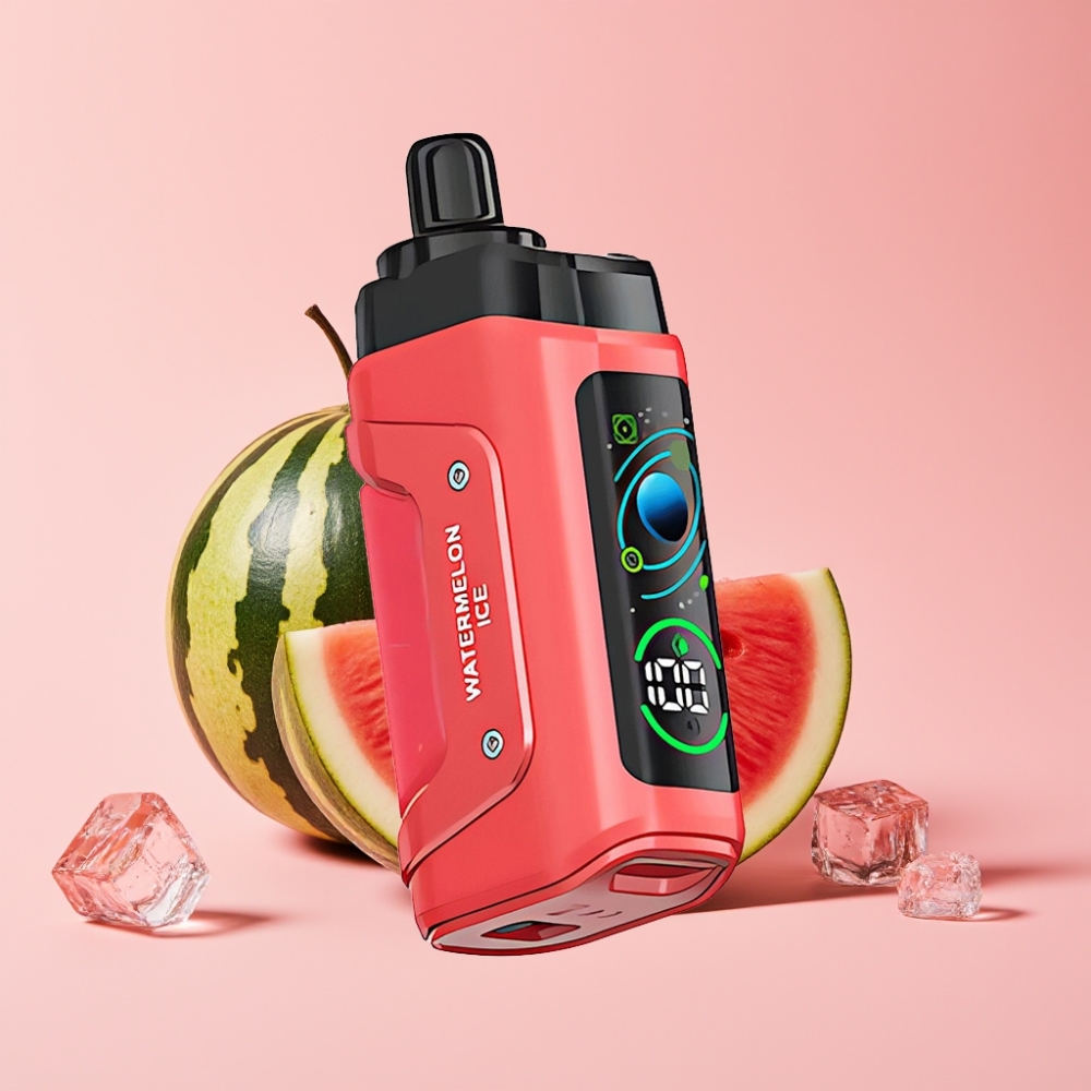 Razz Bar 45000 Puffs Disposable Vape Диня Лед Месин Намотка Регулируем Въздушен Поток Type-C