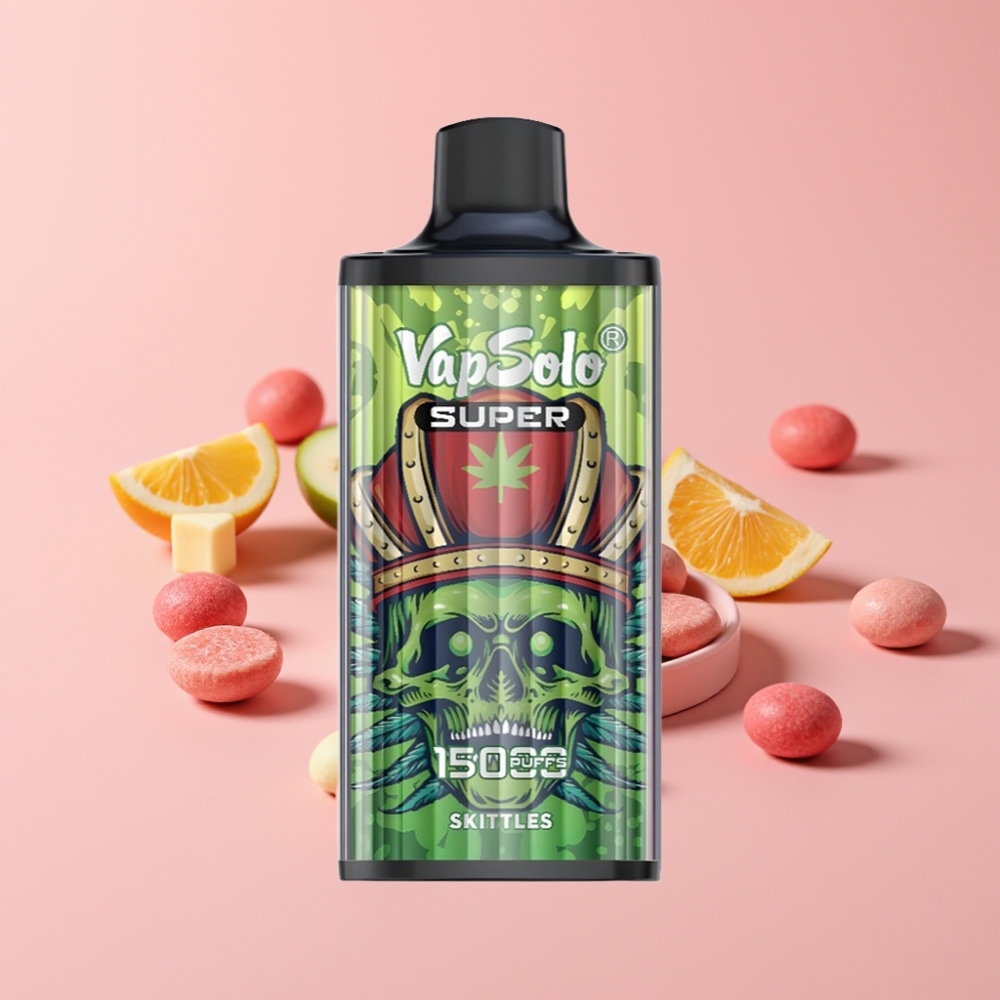 Vapsolo Super 15000 Пуфове Диспозейбъл Вейп Скитълс – 40ml, 850mAh, Type-C