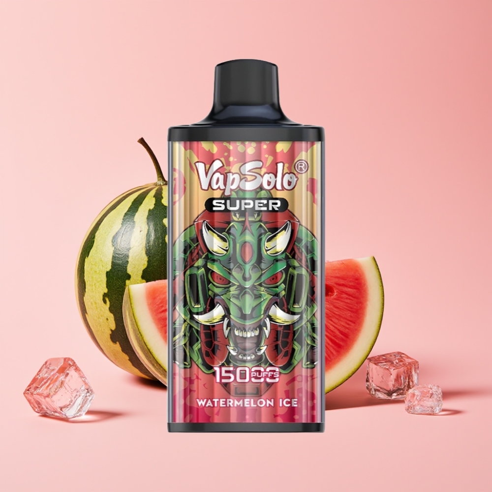 Vapsolo Super 15000 Пуфове Диспозable Вейп Диня Лед 40ml 850mAh Type-C