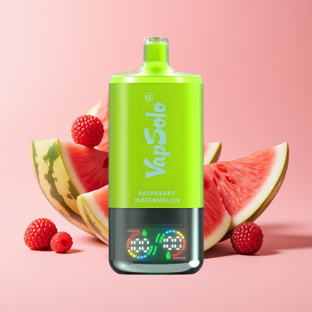 VapSolo Triple 30000 Пуфса 40ml Малина Диня 20/50mg/ml Type-C