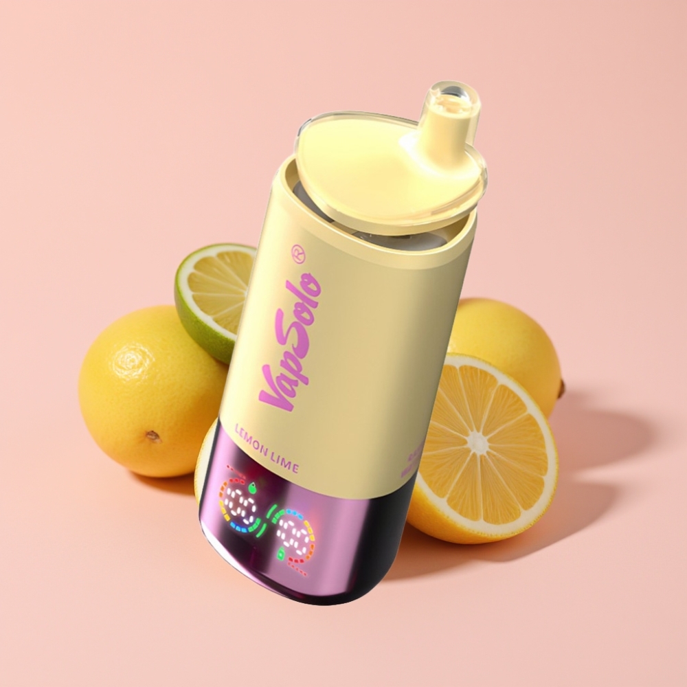 VapSolo Triple 30000 Пуфса Disposable Vape Лимон Лайм, 40ml, 20/50mg/ml, Type-C