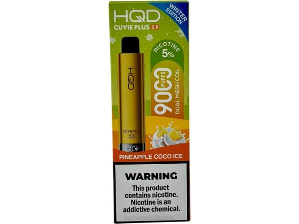 HQD Vape Цена - HQD CUVIE PLUS 2.0 (зимно издание) V2P4233 ананас кокосов лед