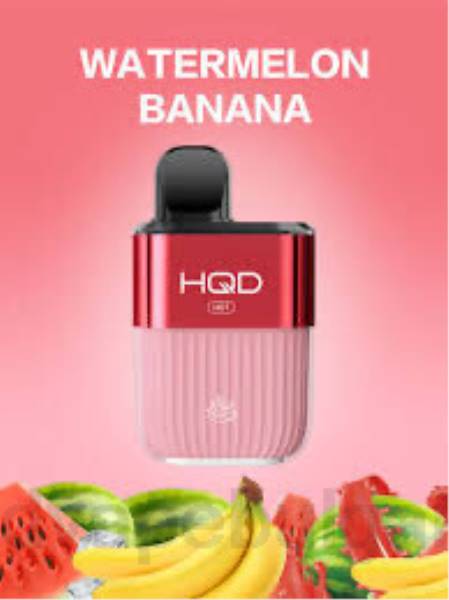Best HQD Flavors - HQD HOT 5000 впръсквания V2P457 диня банан