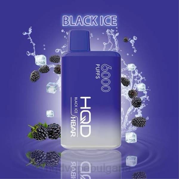 HQD Цена - HQD HBAR 6000 впръсквания V2P444 черен лед