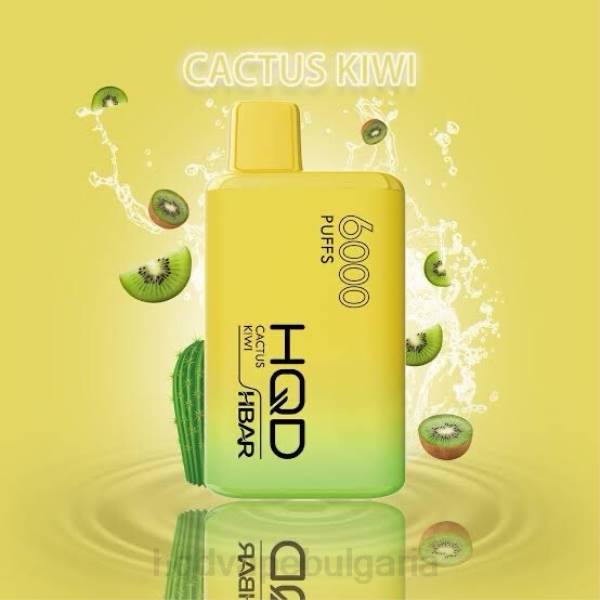 HQD Vapes Online - HQD HBAR 6000 впръсквания V2P445 кактус киви