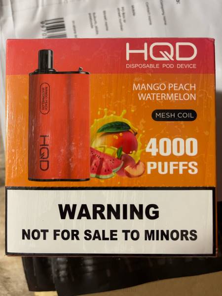 Best HQD Flavors - HQD BOX 4000 впръсквания V2P4107 манго праскова диня