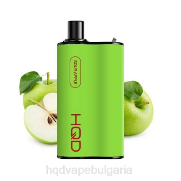 Best HQD Flavors - HQD BOX 4000 впръсквания V2P497 кисела ябълка