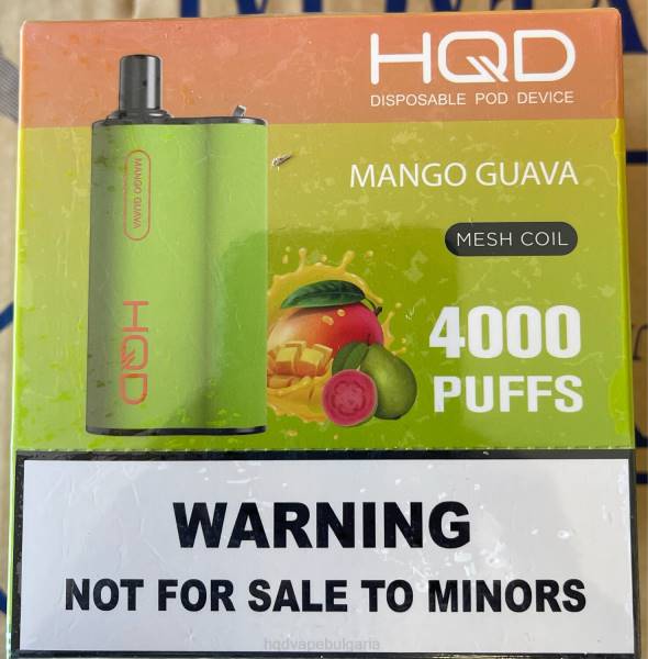 HQD Disposable Vape - HQD BOX 4000 впръсквания V2P4100 манго гуава